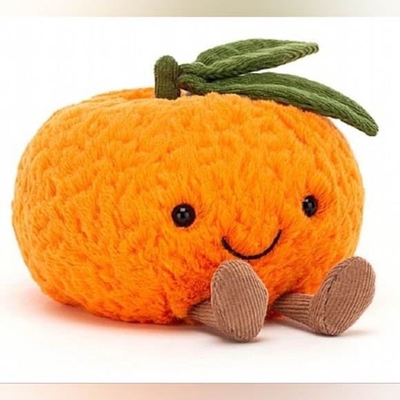 Jellycat Amuseable Clementine Small 4.5x3.5" Soft & Plush NWT - Picture 1 of 5